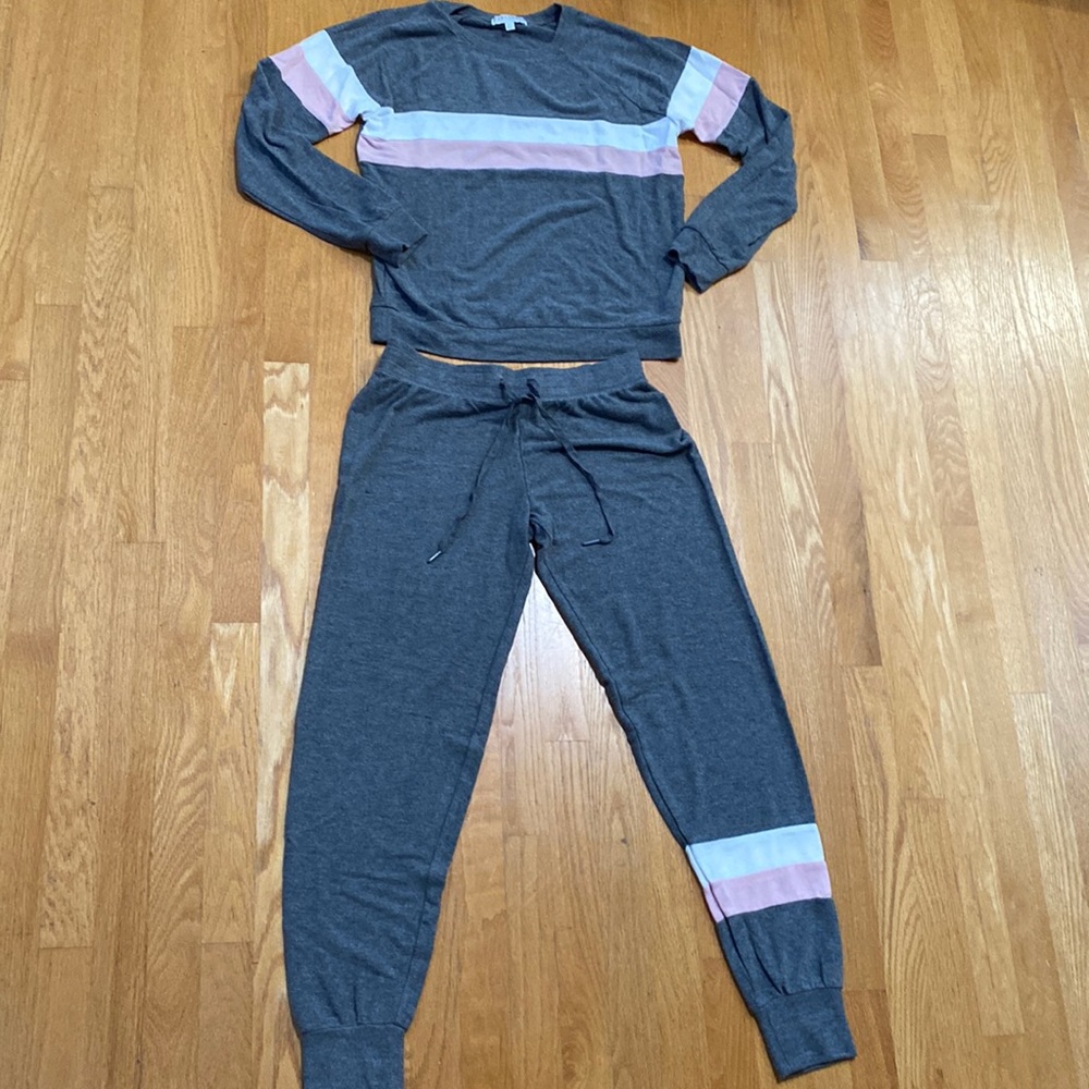 Like New PJ Salvage Sweat Suit Lounge Set Small